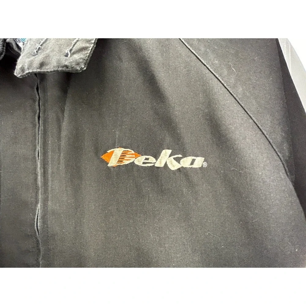 Vintage 70's 80's Deka Batteries Plaid Lined Jacket No‎ Flaws